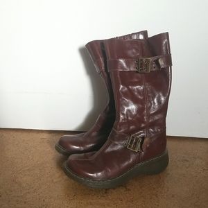 Dr. Martens Milly buckle boot mid calf 7